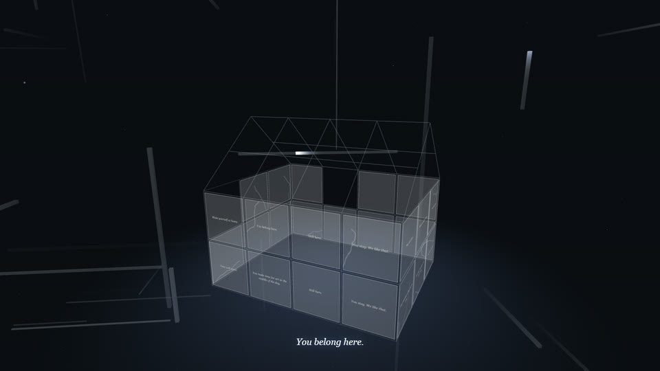 THE GLASS HOUSE: Blick in das Haus aus Glas
